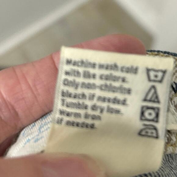 Maurices Denim Y2K Flared A Line Skirt Women’s Size 18 Stretch Blue Jean Midi - Picture 9 of 9